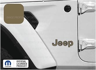 Fender Jeep Fender Flat Overlay Decal Graphic fits Jeep Wrangler JL/JT (2018-2024) (Set of 2) 392 Bronze F392 | FK2P0