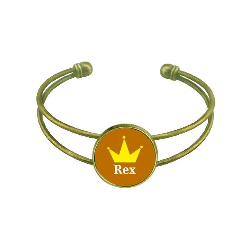 Generic Rex Authority King Commander Kether Bracelet Bangle Retro Open Cuff Jewelry