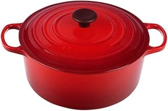 Enameled Cast Iron Signature Round Dutch Oven, 9 qt., Cerise