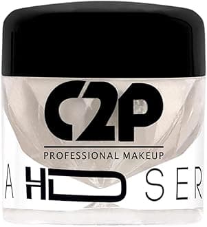 C2P Pro Eyeshadow Pigment for Eye Makeup - 2g | Long-Lasting and Highly Pigmented Loose Precious Pigments with Metallic Effect | Cosmetics For Women and Girls (Wishing Bell 02, 02 Gram)