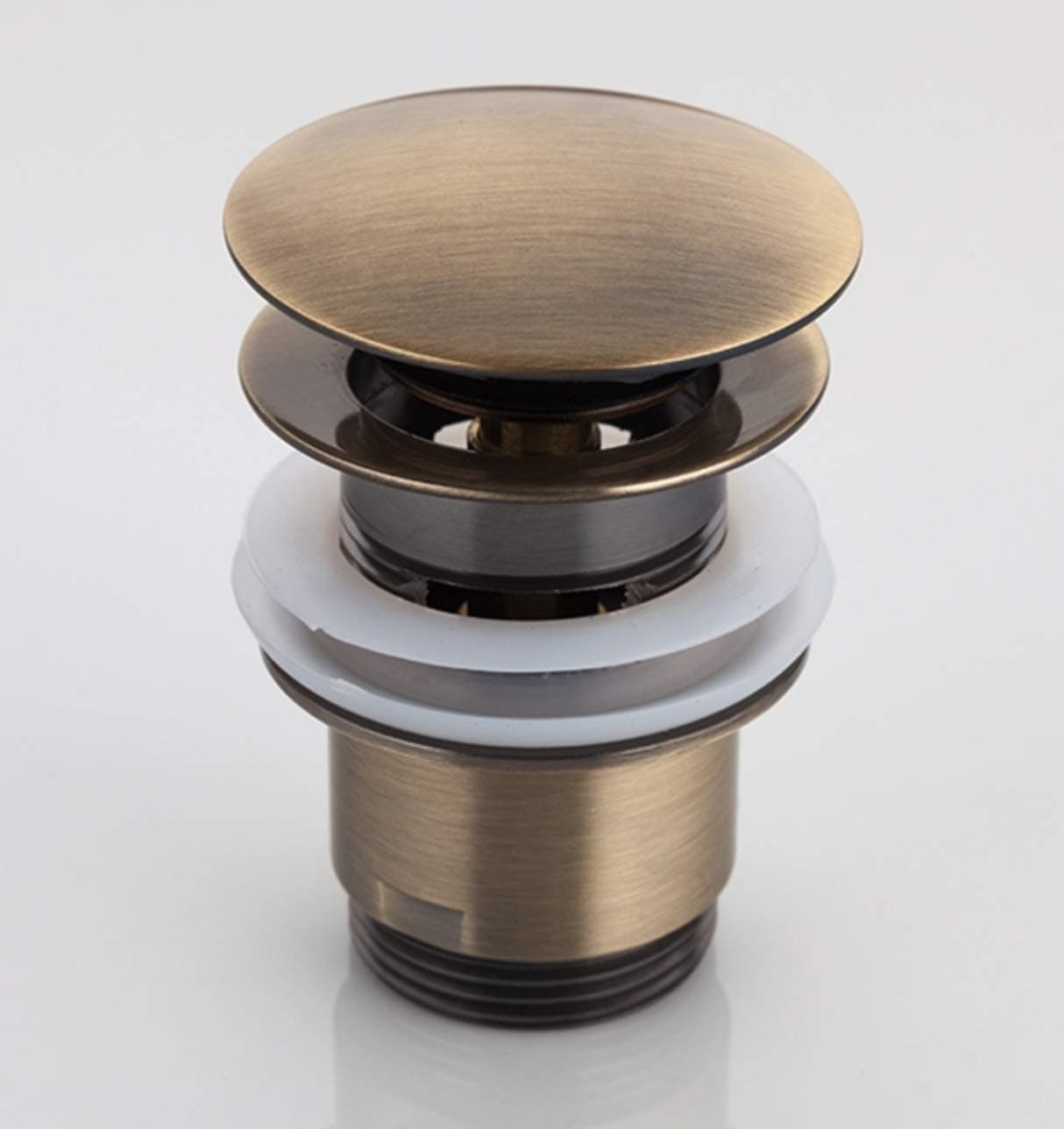 24x7 eMallBrass Full Threaded Pop Up Waste Coupling 32 MM (4", Brass Top) (Antique)