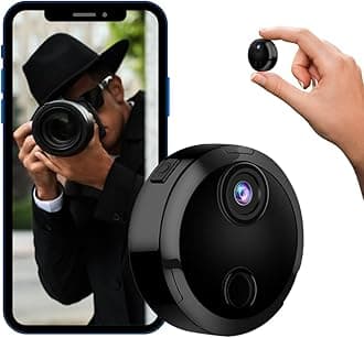 Hidden Camera HD 1080P Surveillance Security with Motion Detection and Night Vision, WiFi Wireless Cam, Indoor Camera, Mini Cam for, Pet, Sports, Baby and Nanny