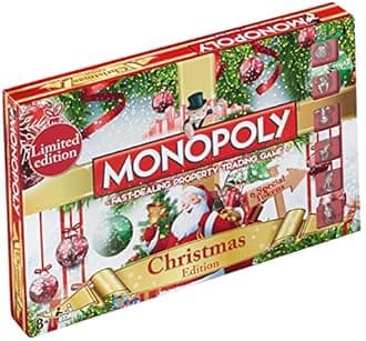 Winning Moves Christmas Monopoly Board Game