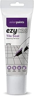 ezyCR8 Tile Seal (Grey), DIY Ready-mix Restoring Tile Grout for Bathroom, Kitchen Tiles – 200mL Tube