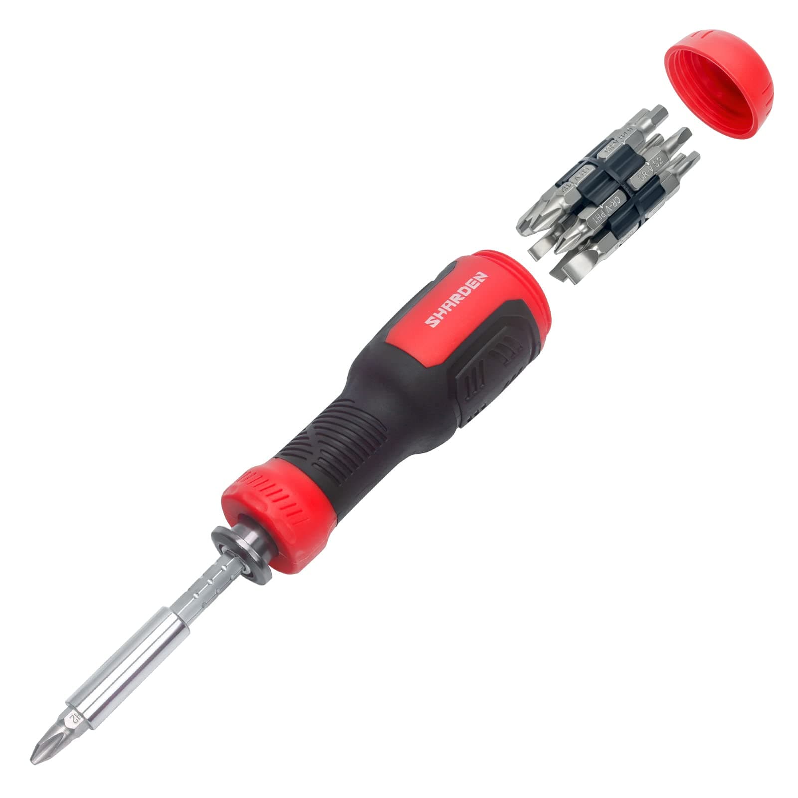 Multi Screwdriver 13-in-1 Screw Driver Adjustable Screwdriver Set Multitool All in One with Torx Security, Flat Head, Phillips, Hex, Square and 1/4 Nut Driver