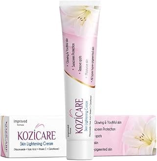 HealthVit Kozicare Skin Lightening Cream with Kojic Acid, Arbutin, Glutathione, All Types Hyper Pigmented Skin, Remove Spots- 15g