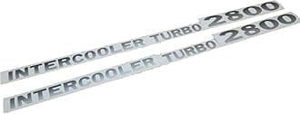 Stickers Pajero Intercooler Turbo 2800 - Fits Mitsubishi - Reproduction Decal (Black)