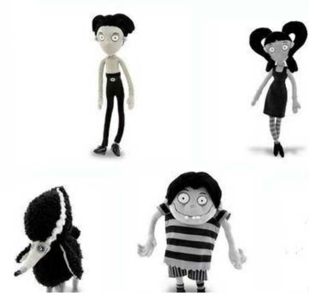 Frankenweenie Plush Set of 4