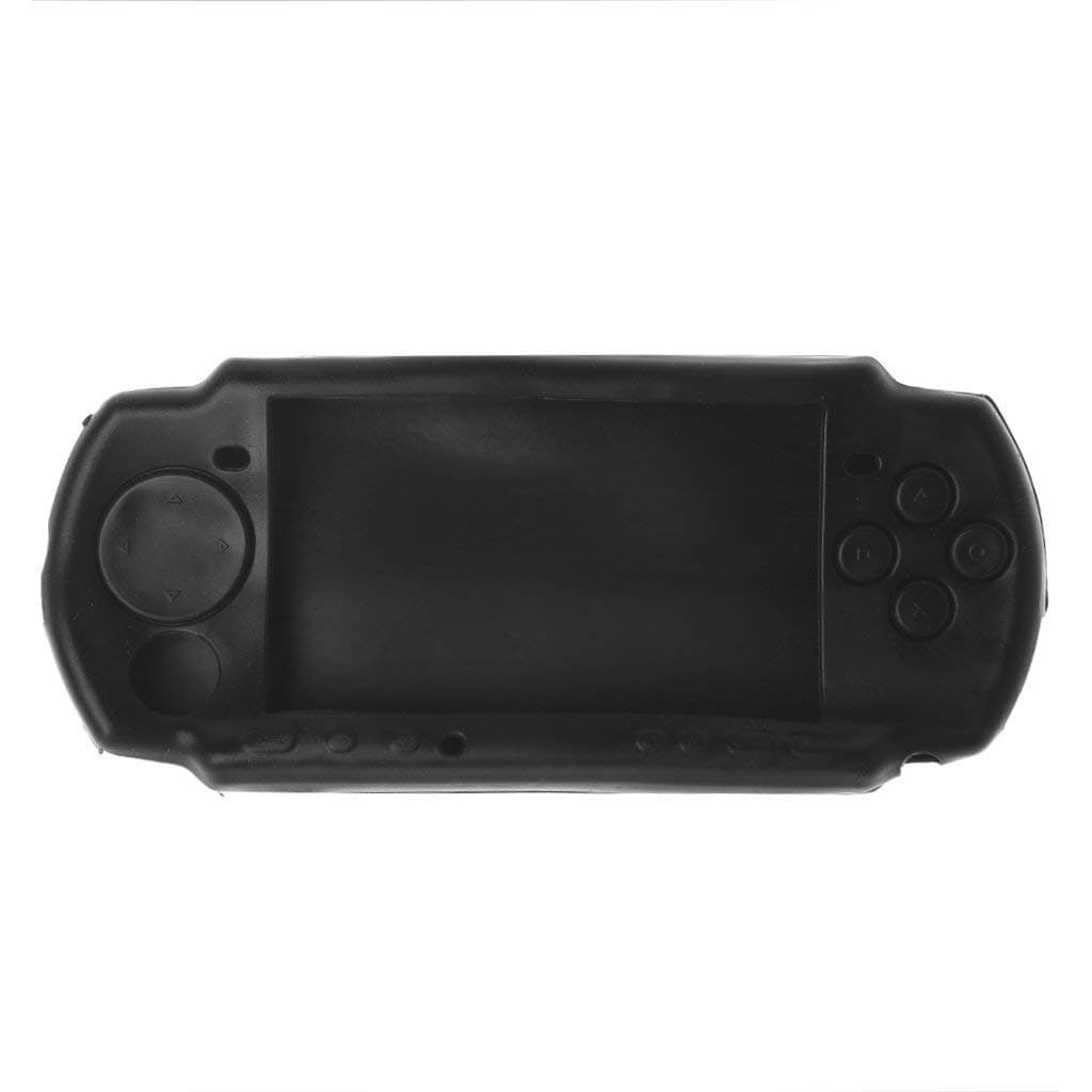 Sun Dream for PSP 3000 PSP 2000 Protective Soft Rubber Soft Protective Shell Case Cover PSP2000 PSP3000 (Black)
