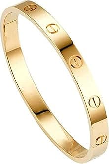Jewels Galaxy Jewellery For Women Contemporary Gold Plated Love Bracelet (MYN-BNG-17179)