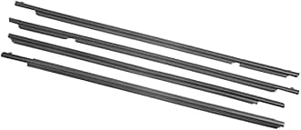 Newsmarts 4 Pcs Car Door Window Weather Stripping Moulding Trim Seal Belt Replacement Weatherstrips for Toyota for RAV4 2009-2012 Part Number：75710-0R020 75720-0R020 75730-0R020 75740-0R020