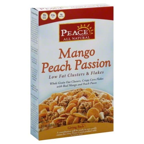 Peace Cereal Mango Peach Passion Cereal 10 oz - Pack of 6