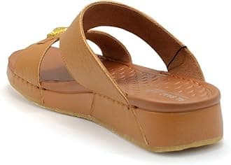 Al Baaz 1018 Arabic Sandals for Men - Traditional Leather Men Sandals - Anti Slippery Mens Sandals - Open-Toe Leather Sandals for Men