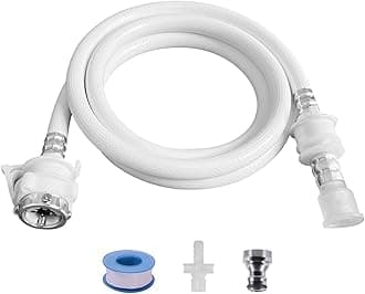 portable washing machine hoses, Suitable for Twin Tub washing machine, mini washing machine,(quick connect) (PVC, 9.84FT/3 Meters)