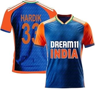 Ind Cricket Team T20 Jersey 2024 Dhoni_Virat,Rohit,Hardik,Rishabh,Rahul,Surya,Gill (Boys,Men,Kids)