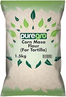 Puregro Corn Masa Flour | Premium Quality | Smooth and Fine Texture | Ideal for Tortilla Chips | Corn Flour | Tortillas | Can be Used as Thickner | Pack of 1 | Weight 1.5kg