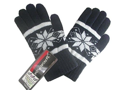 Smart Phone Ped Winter Wool Touch Screen for Iphone 6 Plus Ipone 4 5 Ipad Galaxy S5 Note Amazone Fire Phone Kindle Paperwhite Men's Unisex Gloves Made in Korea New (Navy)