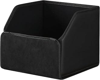 car organizers and storage for SUV,trunk organizer for sedan, leather foldable sleek box with lid,collapsible cargo bins, tool accessories containers,Collapsible Suede velvet (13 inch Uncovered)