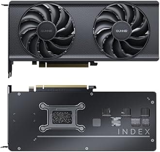 WEELIAO GUNNIR Intel Arc B580 Index Graphics Card,2670 Mhz Video Card,12GB 192-bit GDDR6,PCIE4.0,1 HDMI2.1,3 DP2.1,2 Fans,TBP 190W