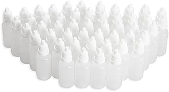 EUBUY 15 Ml Empty Plastic 50 Packs Dropping Bottles Dropper Bottles For Eye Drops Solvents Light Oils Essence Saline Etc