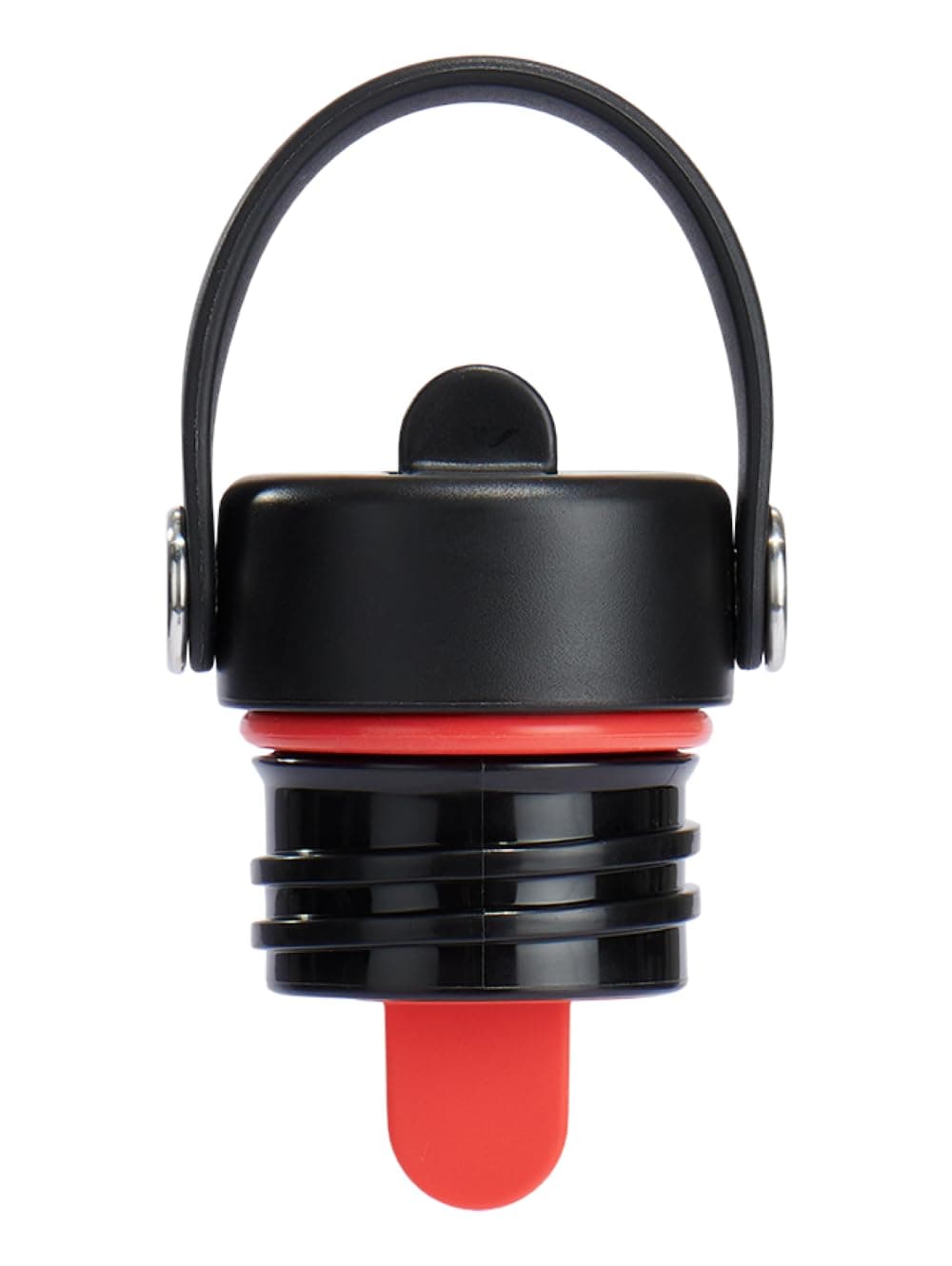 Hydro Flask Standard Mouth Flex Straw Cap Black, 1 Pack (1 Pack)