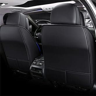 Luxury 5-Seat Car Seat Covers Fit for Lexus NX 300 Full Set Cushion Leather Front Rear Seat Protectors Non-Slip Waterproof Durable Vehicle Seat Covers with Headrest(Black Blue)