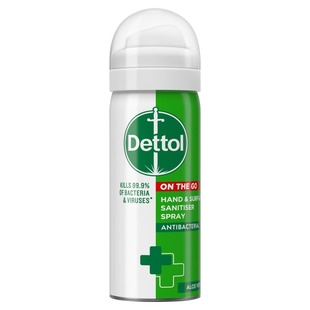 Dettol Hand & Surface Sanitiser Spray Suitable for Hands and Surfaces, 50ml, (Pack of 1)