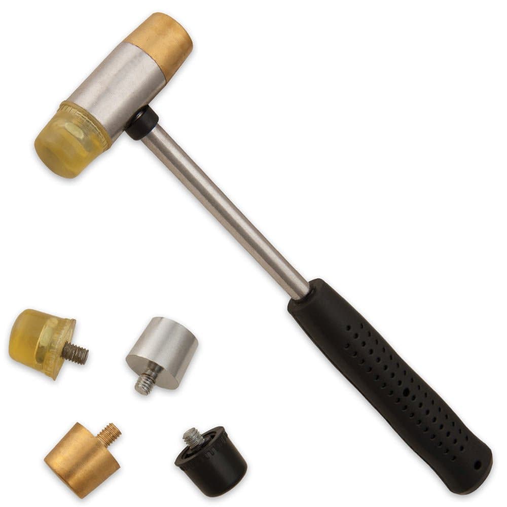 Brass Hammer with Tips, Black
