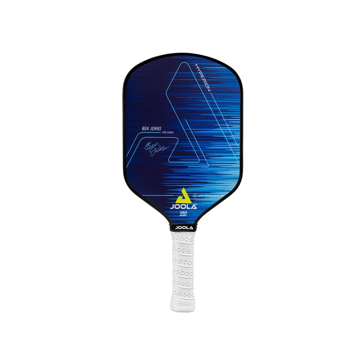 Ben Johns Hyperion Pickleball Paddle - Select Raw Carbon Surface or Carbon Abrasion Surface for Increased Power and Spin - Elongated Grip Handle - Carbon Fiber Pickleball Paddle - USAP Approved