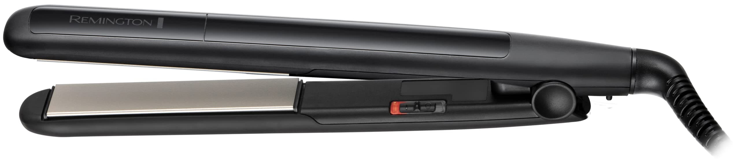 Remington Ceramic Coated Fine Straightener - 110mm Floating Plates, 215°C, Fast Heating in 30 Seconds, Worldwide Voltage for Travel, Auto Shut-off, S1370