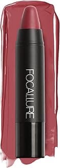 FOCALLUREUltra Chic Matte Lipstick,Rich Vitamin E Lip Crayon,Lightweight Matte Color without Drying or Fading,Long Lasting Waterproof Lips Makeup,STUDDED KISS