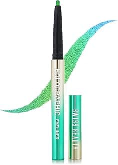 Holographic Shimmery Pencil Eyeliner | Waterproof, Smudge Proof, Long Lasting Pencil Eyeliner With Easy Application | Shade- Coloured Earth, 0.2G, Multicolor