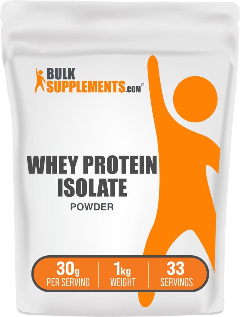 BULKSUPPLEMENTS.COM Whey Protein Powder Isolate 90% (1 Kilogram)