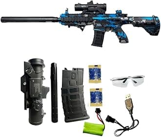 - Gel Blaster Toy Gun Automatic Gun for Kids-Adults Electric Operated Gun High Speed Upto 50 Feet Range Including Gel Balls (Multi Color)
