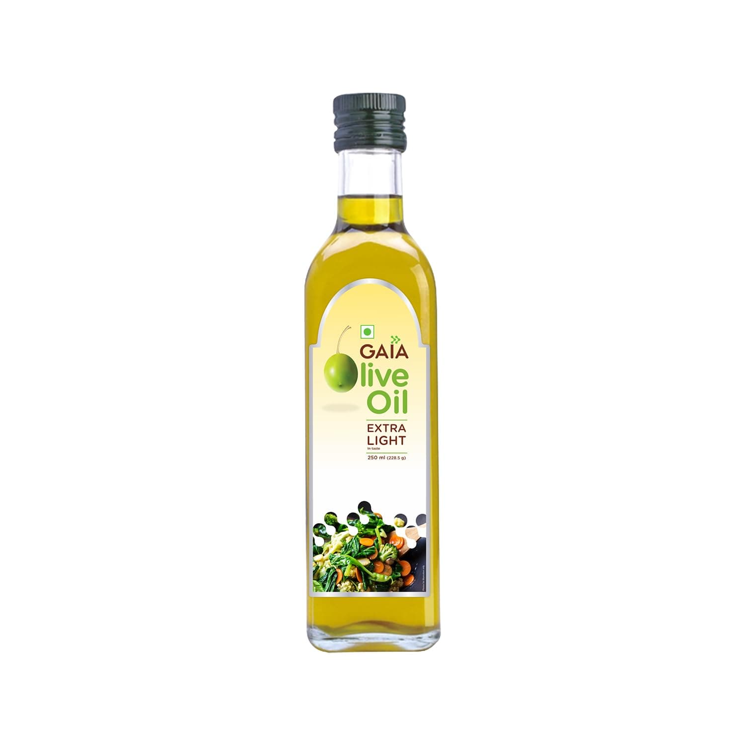 Extra Light Olive Oil(250 Ml) Zero Cholesterol, Low Saturated Fat, Good for Frying, Roasting, Baking and All Indian Cusines,Enhanced Taste and Flavor, Helps Reduce Bad Cholesterol