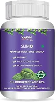 - Vokin Biotech Slimo Advanced Weight Loss Formula with Green Coffee Extract 100mg and Garcinia Cambogia Extract 500mg Fat Burner for Men and Women (60 Capsules)