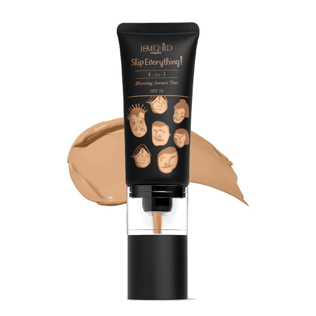 Skip Everything Blurring Medium Coverage 4 In 1 Serum Skin Tint For All Skin Type, Natural Coverage, For Daily Use, With Sod Technology, Gossip Girlfriend, 30Ml