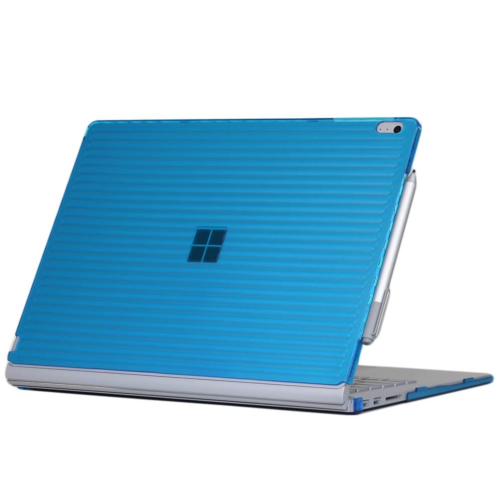 mCover Hard Shell Case for Microsoft Surface Book Computer 1 & 2 (13.5-inch Display, Aqua)