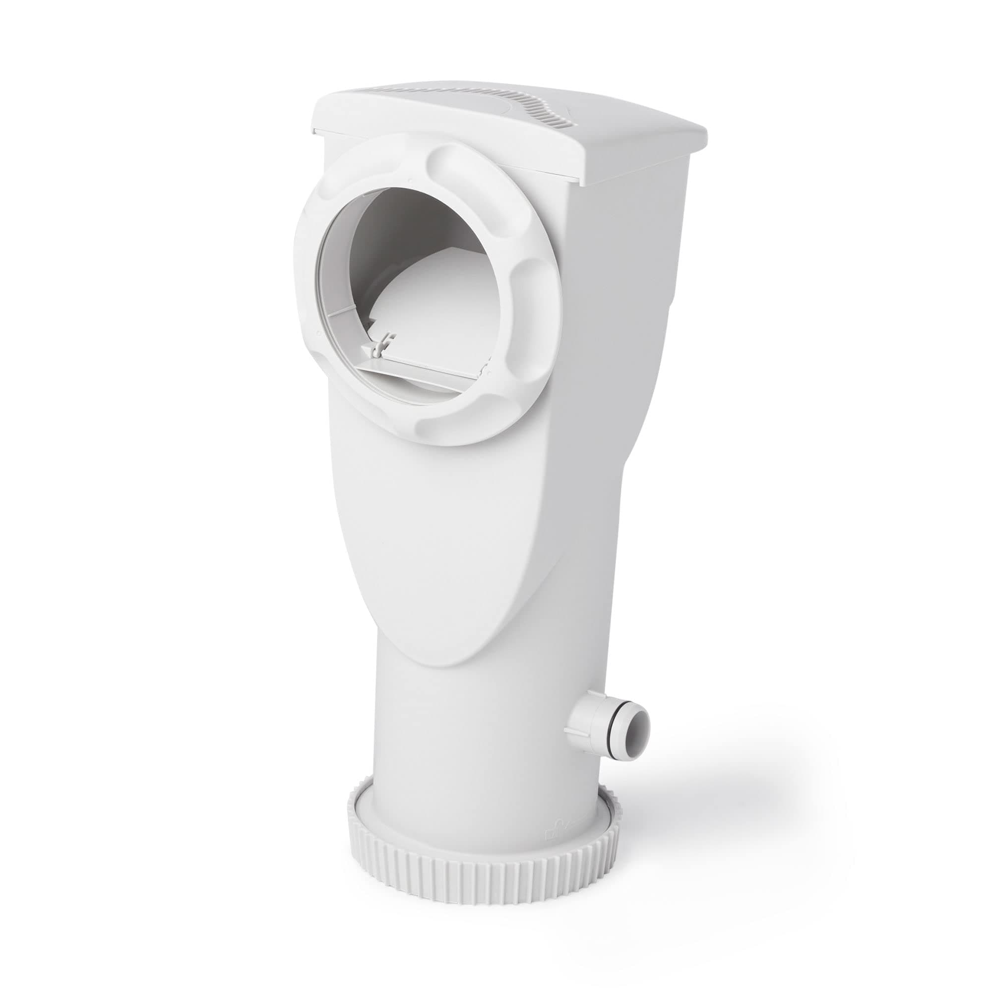 Funsicle SkimmerPlus 1000 GPH 2-in-1 Filter Pump and Skimmer System with Clamps and 1.5" Hose Fitting for Above Ground Swimming Pools