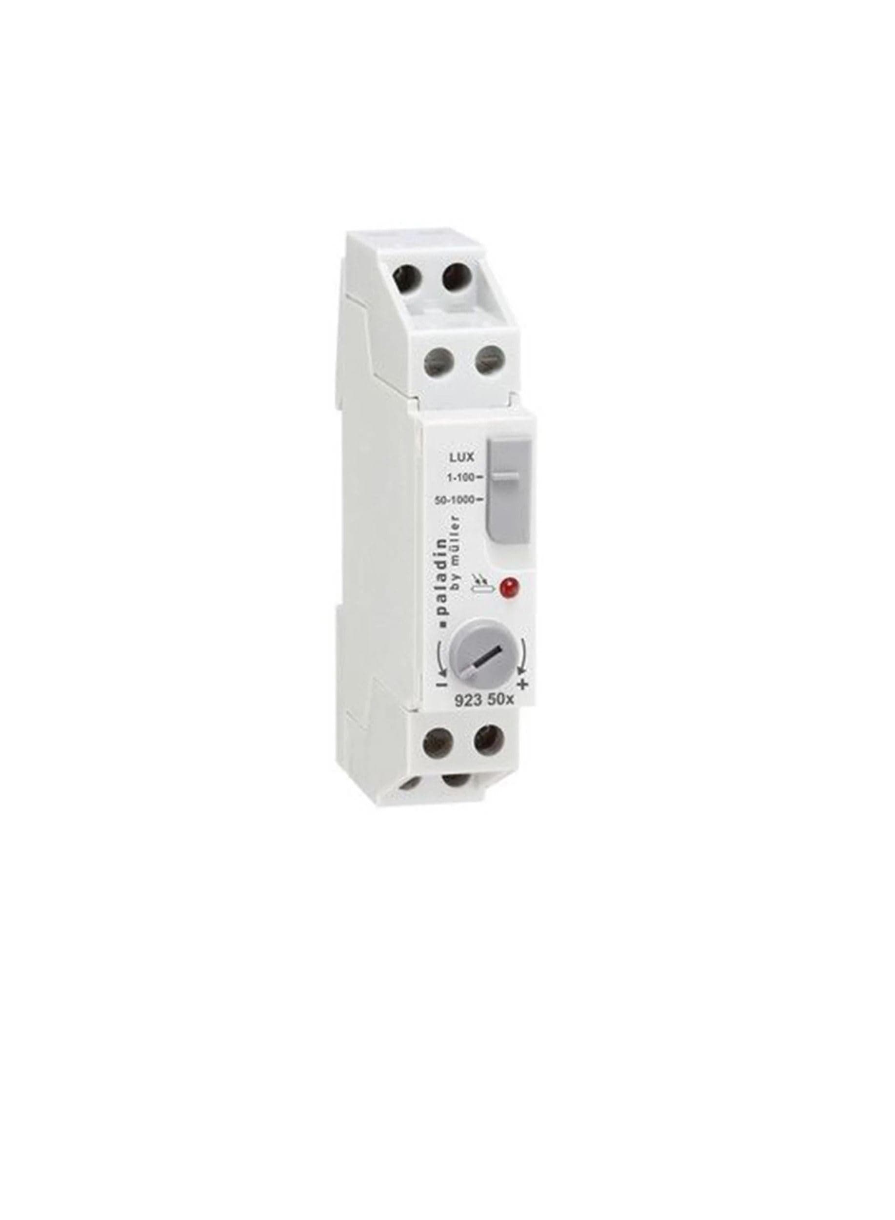 Muller- Analog Twilight Switch W Panel Sensor 230V Din Rail Type
