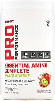 Pro Performance Essential Amino Complete Plus Energy, Supports Muscle Recovery, Strawberry Kiwi, 15.9 oz.