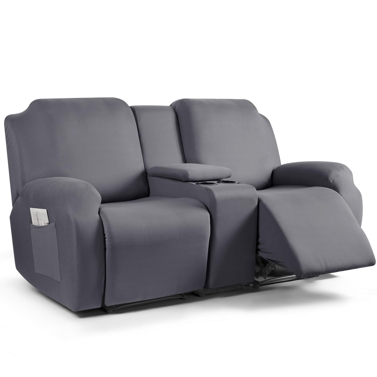 LOVESEAT RECLINER COVER WITH CONSOLE