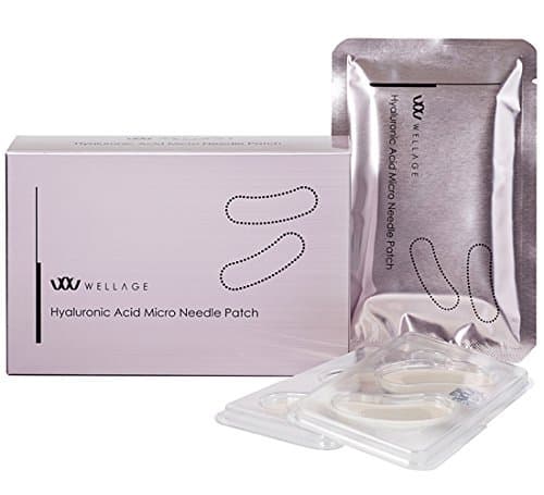 WELLAGE Hyaluronic Acid Micro Needle Patch, 1pair x 4ea