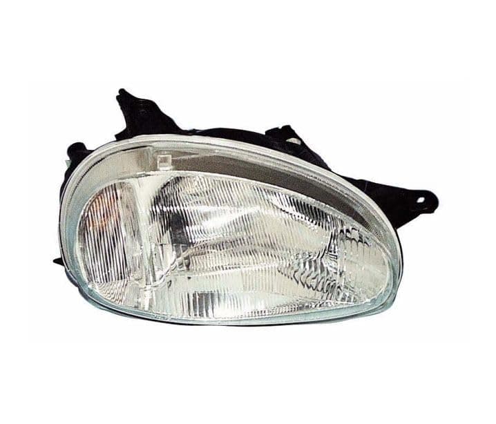 GV-ZONE Headlight Right side headlamp passenger side headlight assembly projector front light car lamp car light compatible with Opel Corsa B 1993 1994 1995 1996 1997 1998 1999 2000 VP2310P