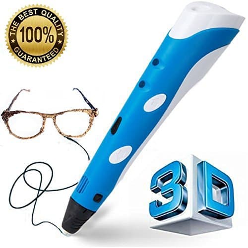Manve Intelligent 3D Printing Pen, 3D Drawing Model Making Doodle Arts & Crafts Drawing, Stimulate childrens’ creativity,  improve spatial thinking ability.(Send ABS Fibrous Material)