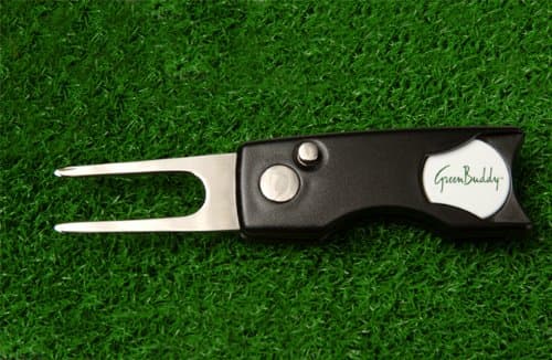 GreenBuddy Switchblade Action Golf Divot Tool 10.2cm 1 (Black)