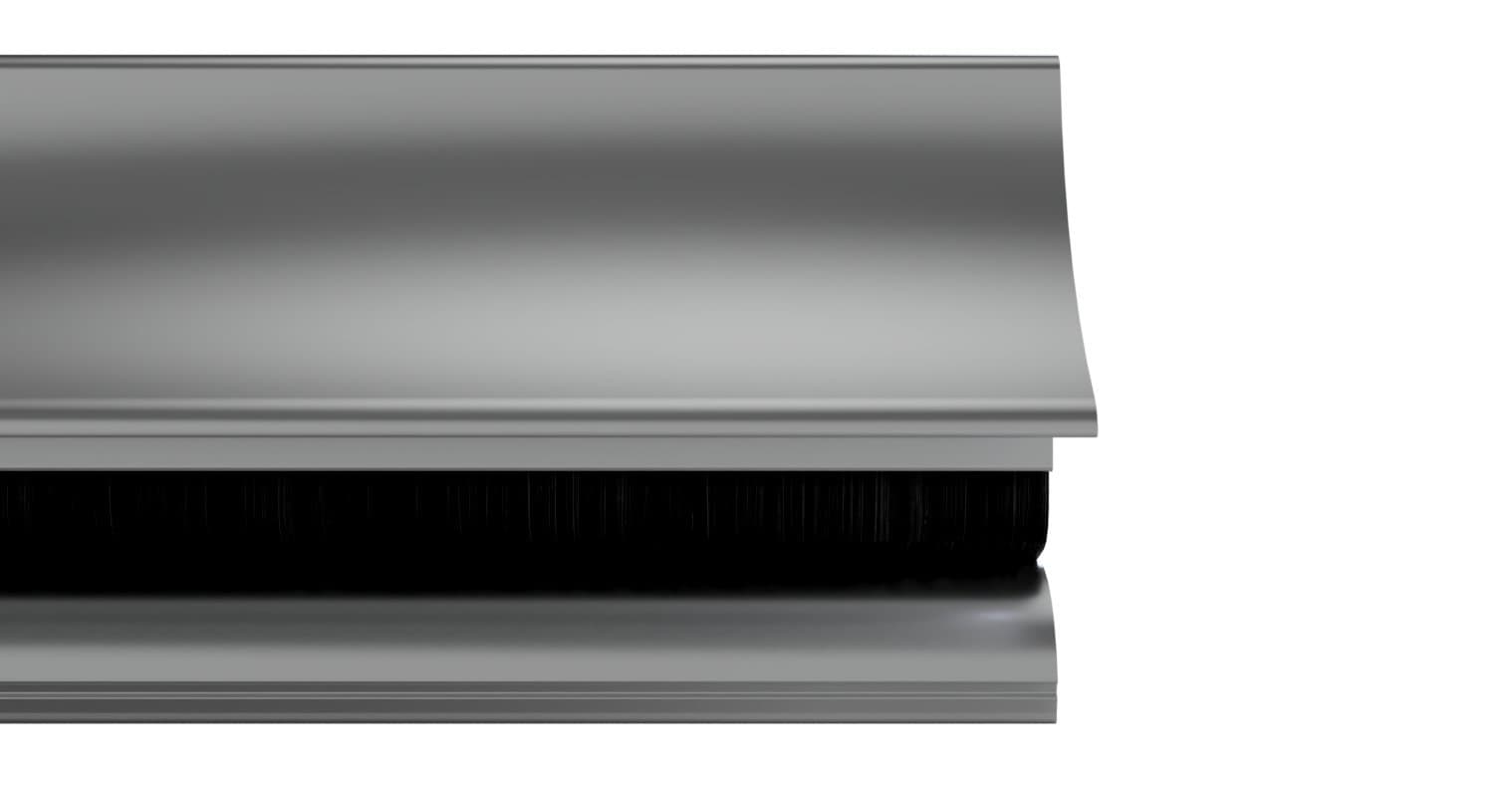 STORMGUARD 04SR0040914A Trim Line Two Part Low Access Disability Threshold Sill, Aluminium, 914 mm