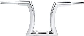 TCT-MOTORPARTS 14" Rise 2'' Ape Hanger Handlebar Fits for Harley Softail Fatboy Sportster Softail Fat Boy Bob