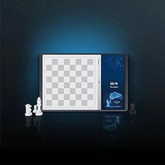 Chessnut Evo - Ultra Smart AI Chessboard, Maia Engine, Customized Chess Bot, All-in-One, Supports Mainstream Chess Platforms, 1-2 Players, Ages 12+