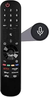 for LG Smart TV Remote,Magic Control with Voice and Pointer Function,AN-MR25GA/AN-MR24GA/MR23GA/MR22GA/MR21GA/MR20GA/MR19GA Replacement for 2019-2025 LG WebOS,OLED,QNED,NANOCell,4K,8K etc.AKB76039902